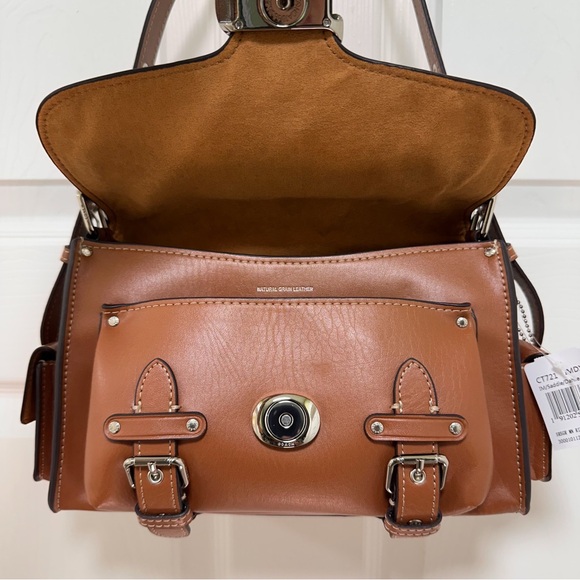 Coach Western Tabby Shoulder Bag in Burnished Amber NWT - Picture 10 of 13